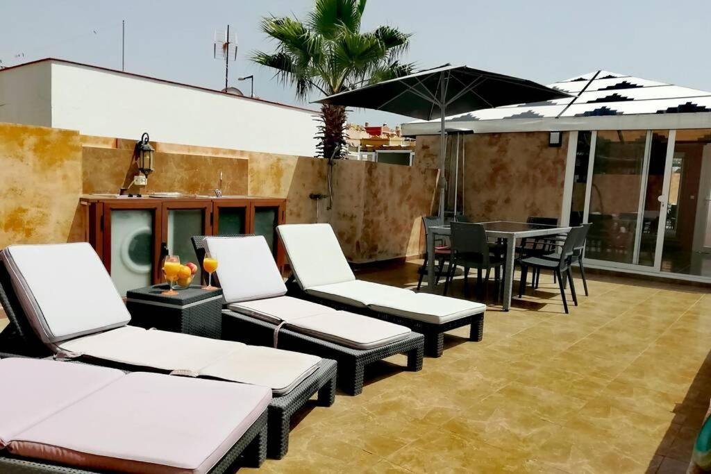 פאלם-מאר Semi-Detached Villa Sea Views, Huge Terrace, Close Beach מראה חיצוני תמונה